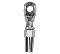 AB Tools 4mm Wire Cable Rope Eye Rigging Terminal Swageless Diy Fitting Stainless 316