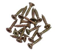 AB Tools 4mm X 20mm Countersunk Wood Chipboard Screw Fasteners Pz2 Drive 18Pc