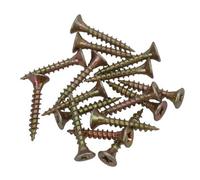 AB Tools 4mm X 25mm Countersunk Wood Chipboard Screw Fasteners Pz2 Drive 16Pc