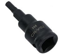 AB Tools 4mm X 45mm 3/8In. Drive Short Impact Impacted Allen Hex Key Socket