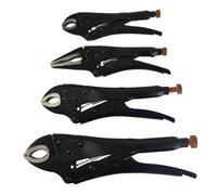 AB Tools 4Pc Locking Grip Wrench Set Vice Locking Pliers Mole Grips Heavy Duty At017