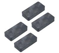 AB Tools 4Pc Rectangular Ceramic Ferrite Magnets 48mm X 22mm X 10mm For Home Office