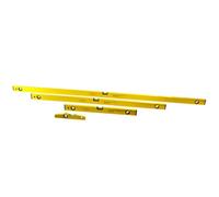 AB Tools 4Pc Spirit Level Set 0.5 mm/m With Ba 24" 72" 48" & 10" Scaffold Level