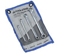 AB Tools 4Pc Star Female Torx E Ring Spanner Tool Set E6 - E24 Wrench