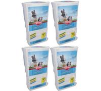 AB Tools 4Pk 24.6L White Clean & Cozy Small Animals Bedding 99% Dust Free Odor Control