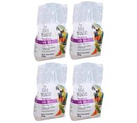 AB Tools 4PK 2kg Premium Parrot Bird Sand Calcium & Minerals Aid Digestion Cage Litter