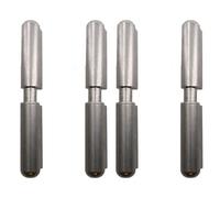 AB Tools 4Pk Lift Off Stainless Steel Bullet Hinge Weld On 16X130mm Heavy Duty Door