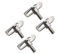 AB Tools 4Pk M12 Threaded Stainless Steel Antiluce 19mm Fasteners Tailgate Drop Catch