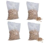 AB Tools 4pk OF 6 Litre Natural Coarse Beech Chips Bird Parrot Cage Bedding Covering