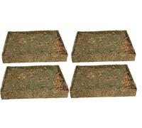 AB Tools 4Pk Small Animal Pet Treat Rabbit Guinea Pig Nibble 'n' Dig Meadow
