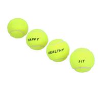 AB Tools 4Pk Small Mini Interactive Tennis Ball Dog Play Time Throw Fetch Catch 4.8Cm