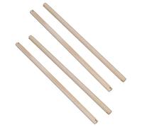 AB Tools 4PK Wooden Bird Perch Canary Budgie Cockatiel Parrot Bird Cage Accessories 12"