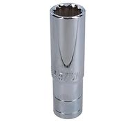 AB Tools 5/16 WW Whitworth Double Deep 1/2 Drive British Socket BSW 12 Sided Bi-Hex