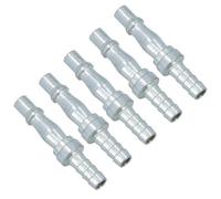 AB Tools 5/16In Bsp (7.9mm) Air Hose Barb Tail With Male Pcl Type Connector Fitting 5Pc