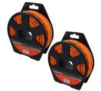 AB Tools 5.5mm X 15 Metres Multi Purpose Polypropylene Braided Rope Camping Gardening 2Pk