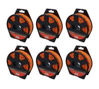 AB Tools 5.5mm X 15 Metres Multi Purpose Polypropylene Braided Rope Camping Gardening 6Pk