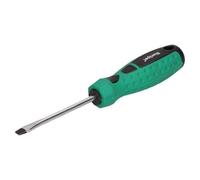 AB Tools 5.5mm X 75mm Slotted Flat Headed Screwdriver With Magnetic Tip Rubber Handle