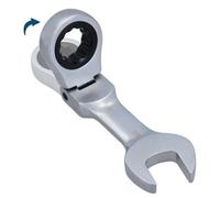 AB Tools 5/8" Af Sae Imperial Flexible Stubby Flexi Head Ratchet Spanner Combi Wrench