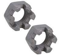 AB Tools 5/8" Unf Slotted Castle Nuts For Trailer Hubs Castellated Hub Bearing Nuts 2Pk