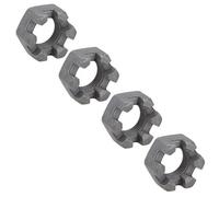 AB Tools 5/8" Unf Slotted Castle Nuts For Trailer Hubs Castellated Hub Bearing Nuts 4Pk