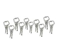 AB Tools 5" Mini Locking C Clamps Adjustable Fastener Welding Clamp Mole Grips 10 Pack