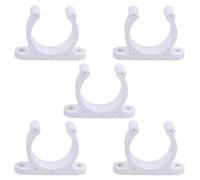 AB Tools 5 Pack 25mm Polyamide Tube Storage Clip Paddle Boat Hook Pole Tool Plastimo