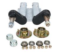 AB Tools 500Kg Independent Trailer Suspension Units With Hubs Pair