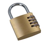 AB Tools 50mm Brass Combination Padlock Lock Security Shed Garage Door Luggage 1Pc