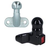 AB Tools 50mm Heavy Duty Tow Ball For Tow Bar Hitch High Reach Silver + Reflective Cover