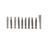 AB Tools 50mm Power Bit Screwdriver Assortment Accessory Kit Flat Phillips And Pozi 10Pc