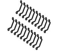 AB Tools 50mm Webbing Strap Bridge 20 Pack Securing Steel Staple Bracket Buckle