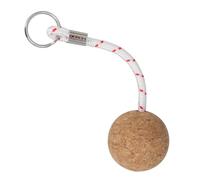 AB Tools 52mm Floating Cork Ball Keyring Key Float Boat Fishing Sailing Buoyant Keys Ring