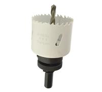 AB Tools 54mm Hss Hole Saw Holesaw Bi-Metal Blade Cutter Drill And Drill Adaptor Arbor