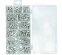 AB Tools 550 Piece Metric Sheet Metal Self Tapping Screw Assortment Kit Ast33
