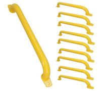 AB Tools 550mm Steel Safety Grab Pull Handle For Trailers Trucks Yellow Coated Finish 10Pc
