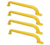 AB Tools 550mm Steel Safety Grab Pull Handle For Trailers Trucks Yellow Coated Finish 4Pc