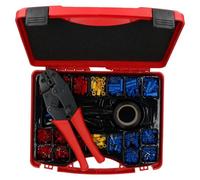 AB Tools 552Pc Electricians Electrical Insulated Ratcheting Crimping Tool And Terminal Set