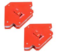AB Tools 55Lb Welding Magnet Holder Support With On Off Switch 45 90 135 Degrees 2Pk