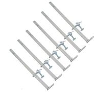 AB Tools 560mm Brick Laying Sliding Profile Clamp Holder Fastener Corner Wall Clamps 6Pc