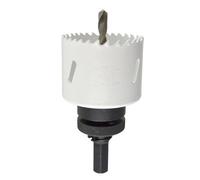 AB Tools 57mm Hss Hole Saw Holesaw Bi-Metal Blade Cutter Drill And Drill Adaptor Arbor