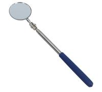 AB Tools 5Cm Telescopic Extending Inspection Mirror Rubber Grip Size 75-405mm Long