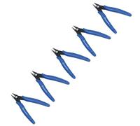 AB Tools 5In. Mini Precision Wire Cable Cutters Pliers Snips Shears Flush Angled Cut 5Pc