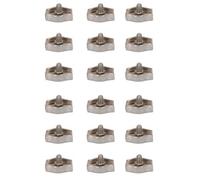 AB Tools 5mm Simplex Wire Rope / Cable Clamp Grips 18 Pack 316 Marine Stainless Steel