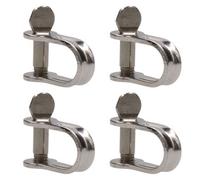 AB Tools 5mm Stainless Steel Strip Dee Shackle 4 Pack