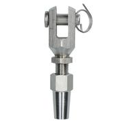 AB Tools 5mm Wire Cable Rope Jaw Rigging Terminal Swageless Diy Fitting Stainless 316