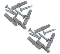 AB Tools 5mm X 30mm Pz2 Countersunk Wood Screws Fasteners With Raw Plugs 16Pc