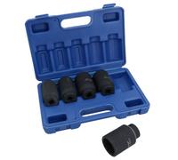 AB Tools 5Pc Deep Impact Hub Nut Sockets Thin Wall 12 Point 30 32 34 35 36mm