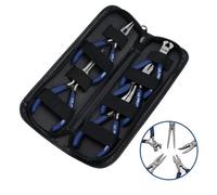 AB Tools 5Pc Mini Plier Set Craft Jewellery Making Fishing Pliers Long Nose Cutters Needle