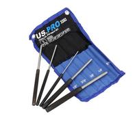 AB Tools 5Pc Parallel Pin Punch Drifting Drift Punches Imperial Size 1/8 - 5/16 By Bergen