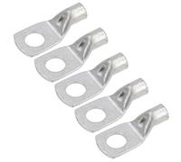 AB Tools 5Pk Battery Cable Lugs Ring Terminal Crimps 25mm² 10.5mm Hole Welding Connectors